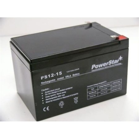 POWERSTAR PowerStar PS12-15-41 12V 15Ah F2 Ups Backup Battery Replaces Vision Hp12-65W; Hp 12-65W PS12-15-41